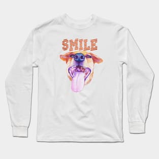 Dog smile Long Sleeve T-Shirt